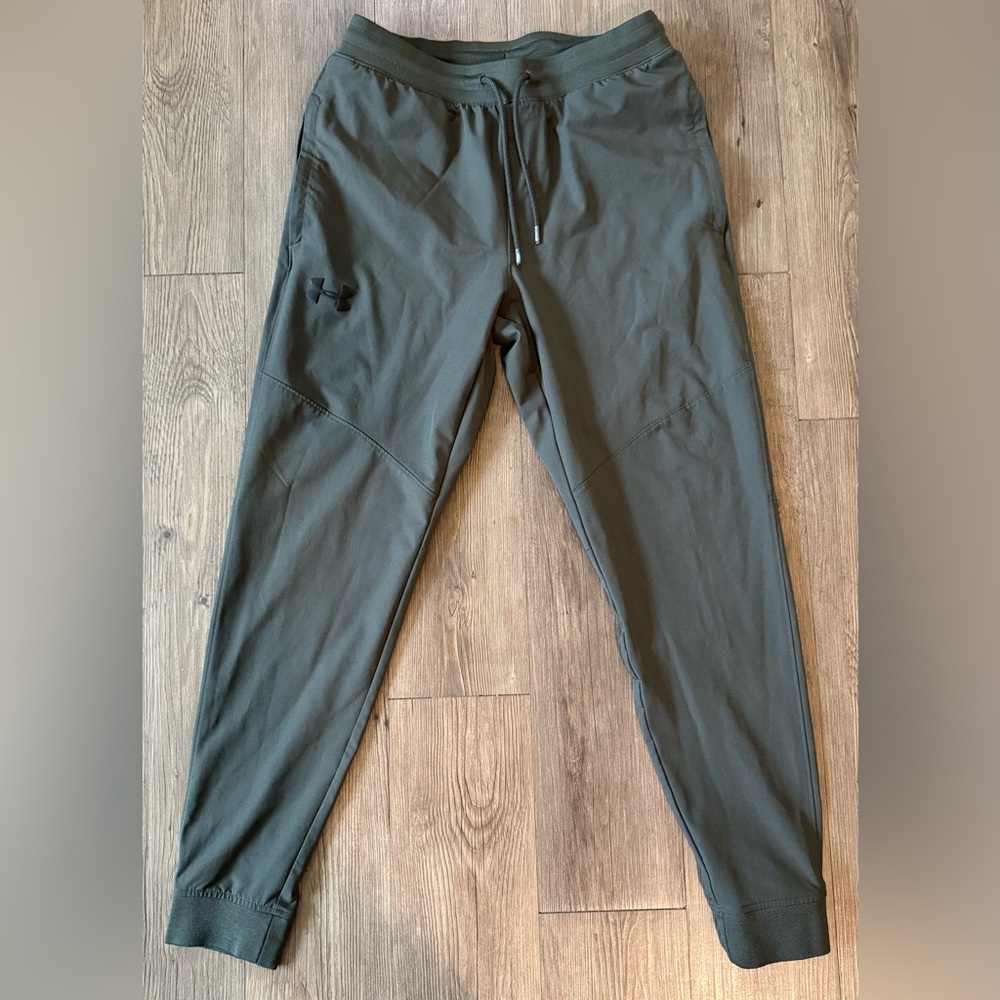 Under Armour Sportstyle Elite Jogger Sweatpants, Dark Green, Men’s Medium